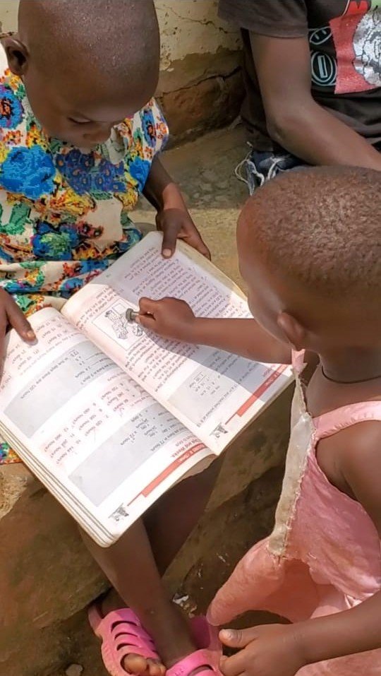 Children going to school